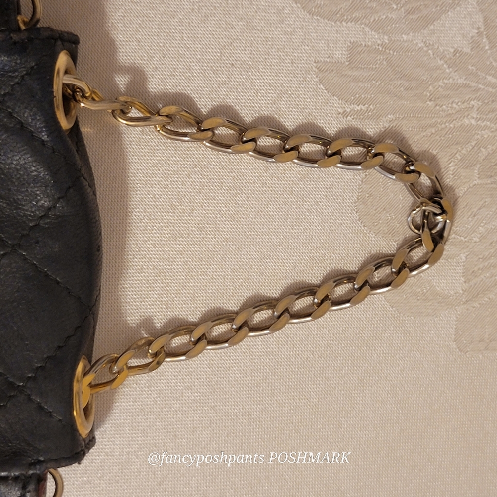 CHANEL lambskin Mini Mini Matelasse Chain Pouch CC vintage made in France luxury - Picture 6 of 17
